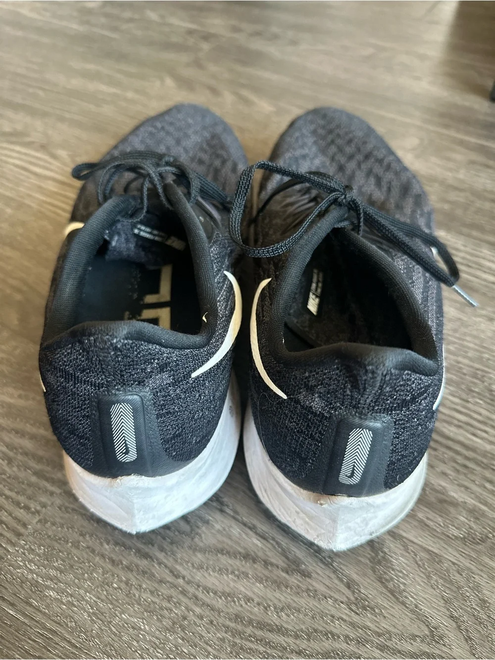 Nike Air Zoom Pegasus 36 Black White Running Shoes Men’s Size 15
